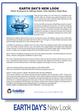 What's Up with Drinking Water?