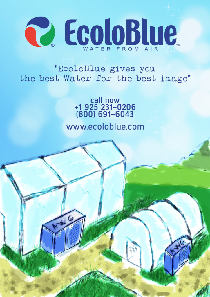 EcoloBlue’s Ad in CannaInvestor Magazine